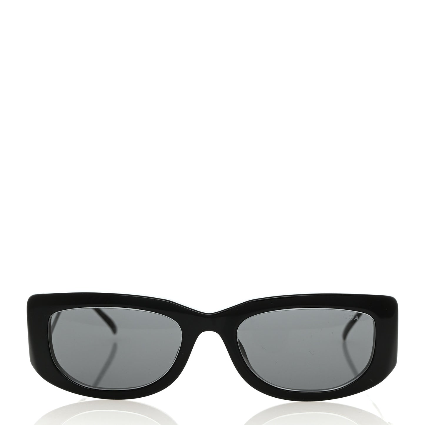 Acetate Sunglasses SPR 14Y Black Slate Gray