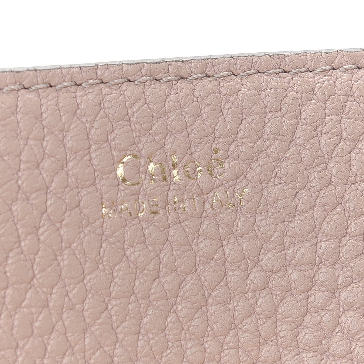 Grained Lambskin Mini Drew Shoulder Bag Cement Pink