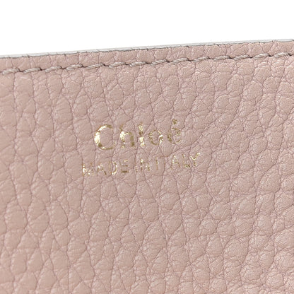 Chloe Grained Lambskin Mini Drew Shoulder Bag Cement Pink 8 of 8