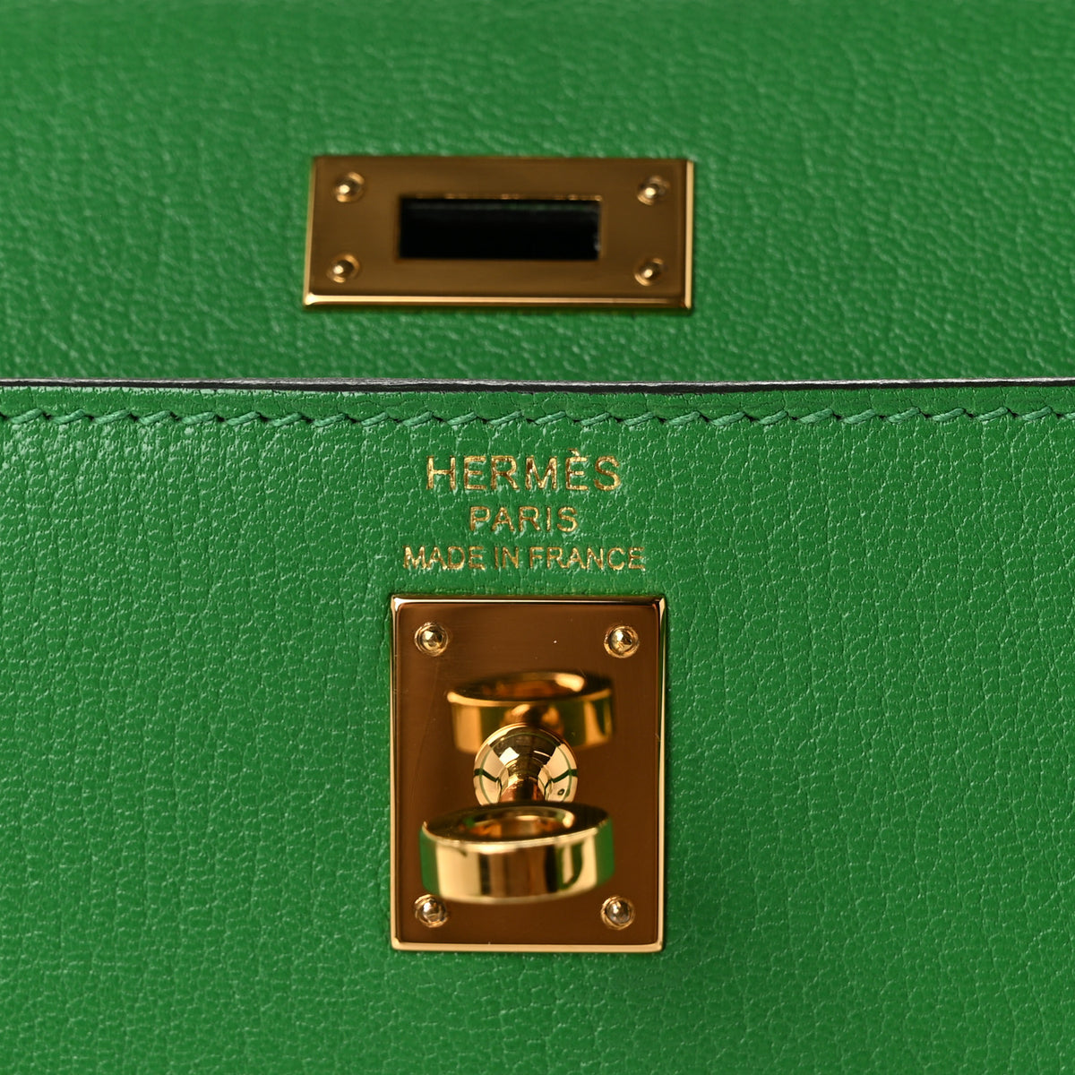 Hermes Chevre Chamkila Kelly Sellier 25 Bambou 6 of 11
