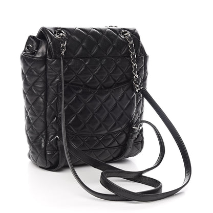 Chanel Lambskin Quilted Small Urban Spirit Backpack Black 3 of 10