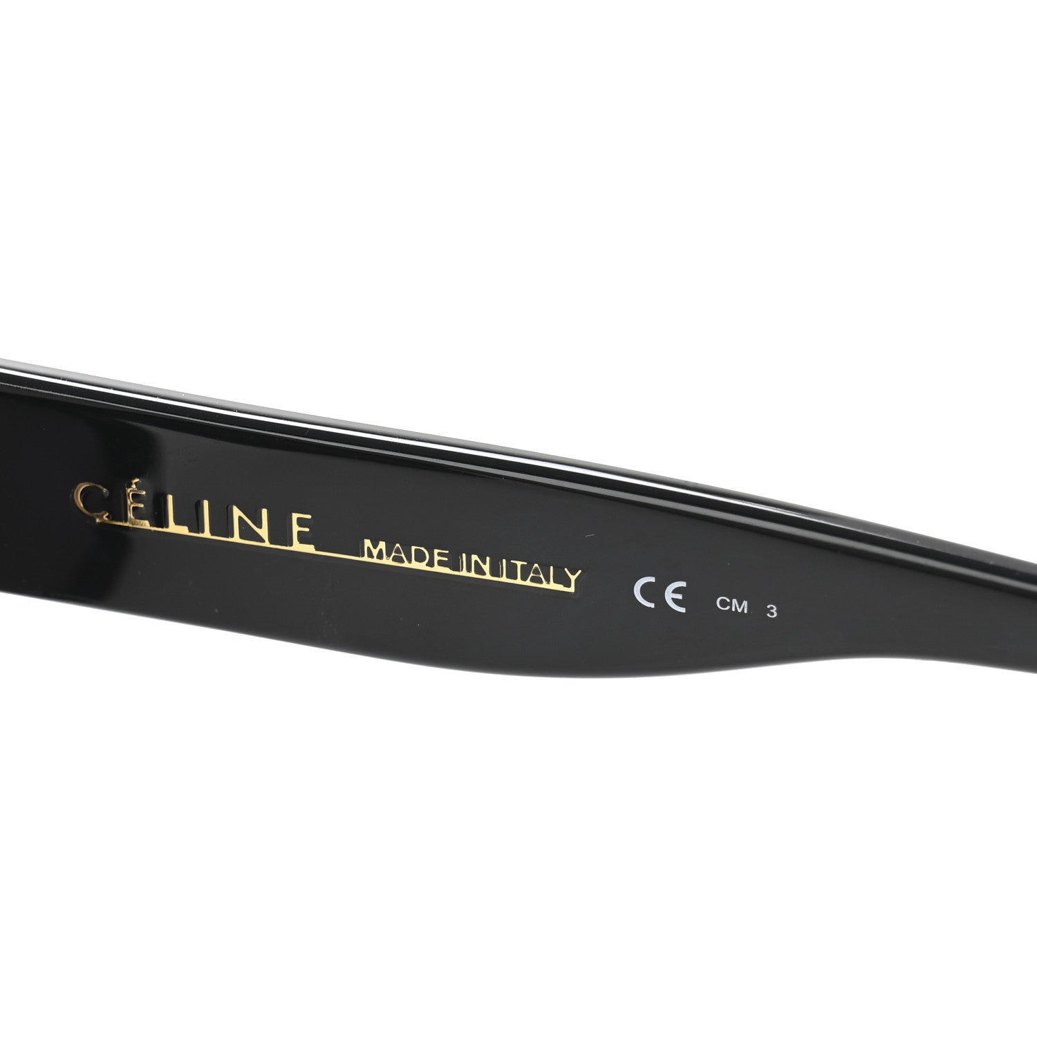 Celine Polarized ZZ Top Sunglasses CL 41756 Black 5 of 7