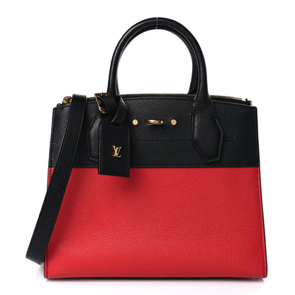 Louis Vuitton Taurillon City Steamer PM Black Rouge 1 of 8