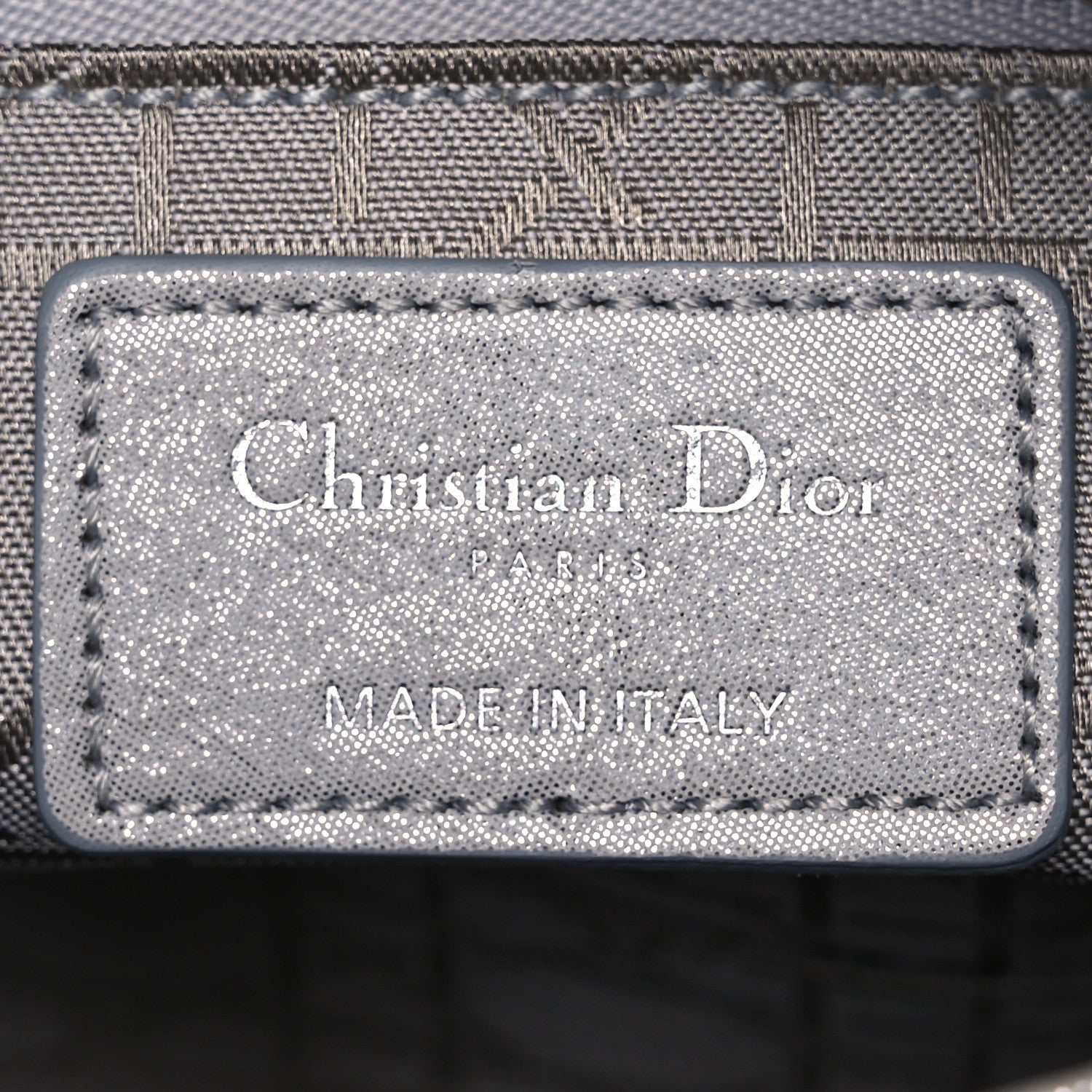 Christian Dior Metallic Nubuck Cannage Mini Lady Dior Silver 6 of 14