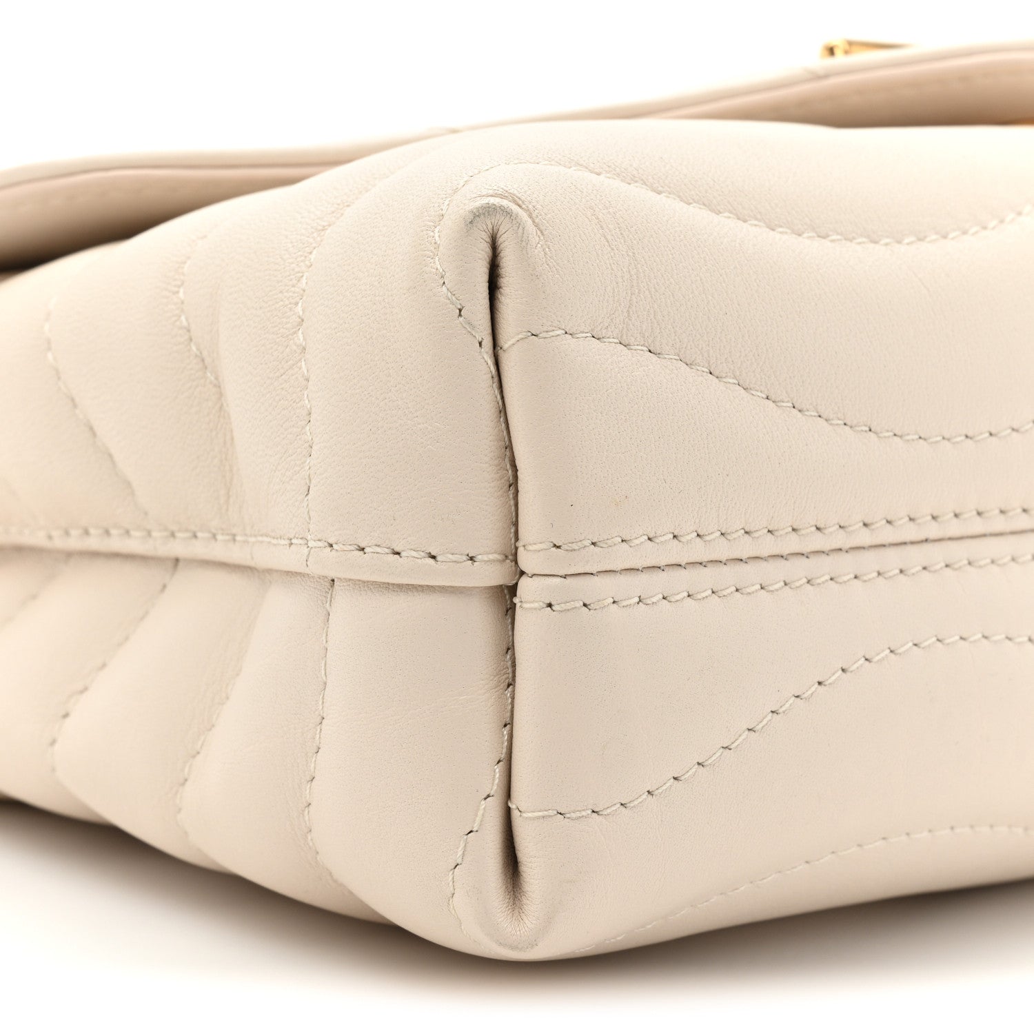 Louis Vuitton Calfskin LV New Wave Chain Bag Ivory 10 of 14