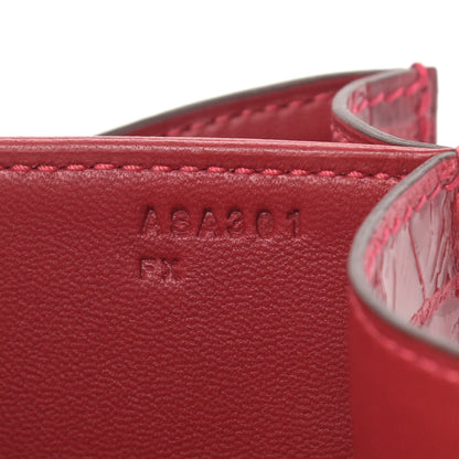 Hermes Shiny Alligator Constance 24 Braise 7 of 10