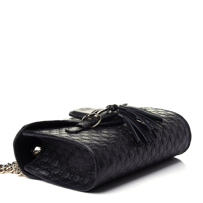 Gucci Microguccissima Mini Emily Shoulder Bag Black 4 of 12