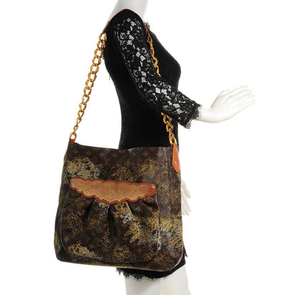 Louis Vuitton Monogram Dentelle Fersen Gold 2 of 7