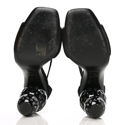 Hermes Suede Goatskin Dolly Sandals 40 Black 5 of 8