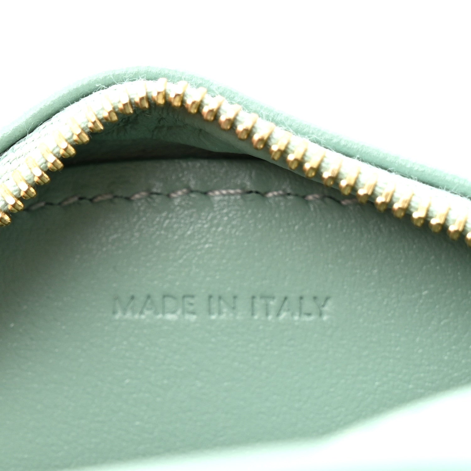 Celine Smooth Calfskin Cuir Small Triomphe Oval Crossbody Purse Ice Mint 6 of 9