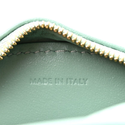 Celine Smooth Calfskin Cuir Small Triomphe Oval Crossbody Purse Ice Mint 6 of 9