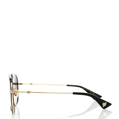 Gucci Aviator Sunglasses GG0062S Black Gold 3 of 7