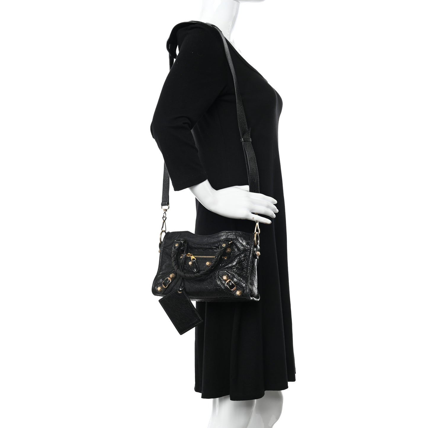 Agneau Giant 12 Gold Hardware Mini City Black