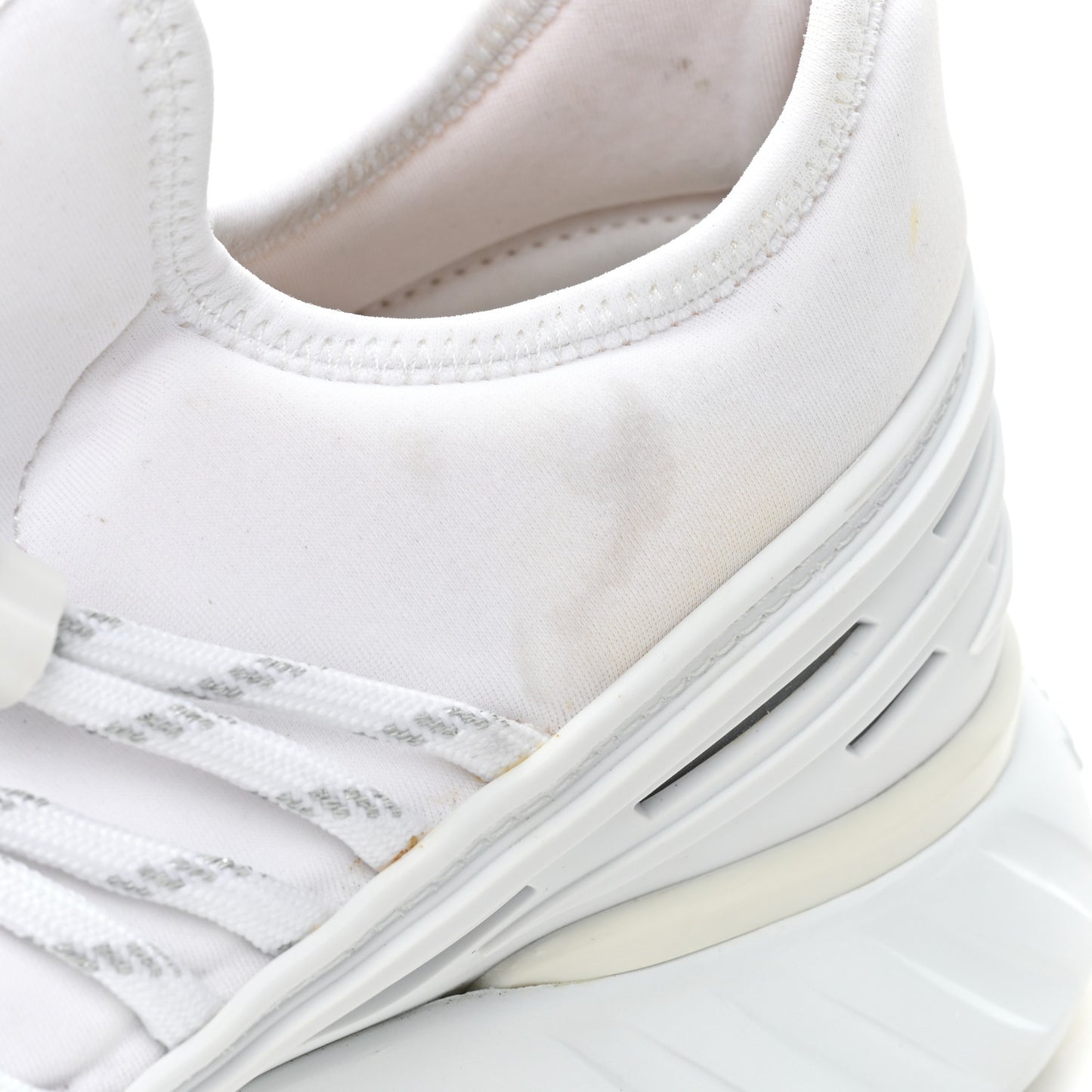 Neoprene Mesh Rubber America's Cup Fastlane Low Sneaker 37 White