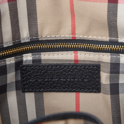 Burberry London Grainy Calfskin Small Greenwood Bowling Bag Black 6 of 9