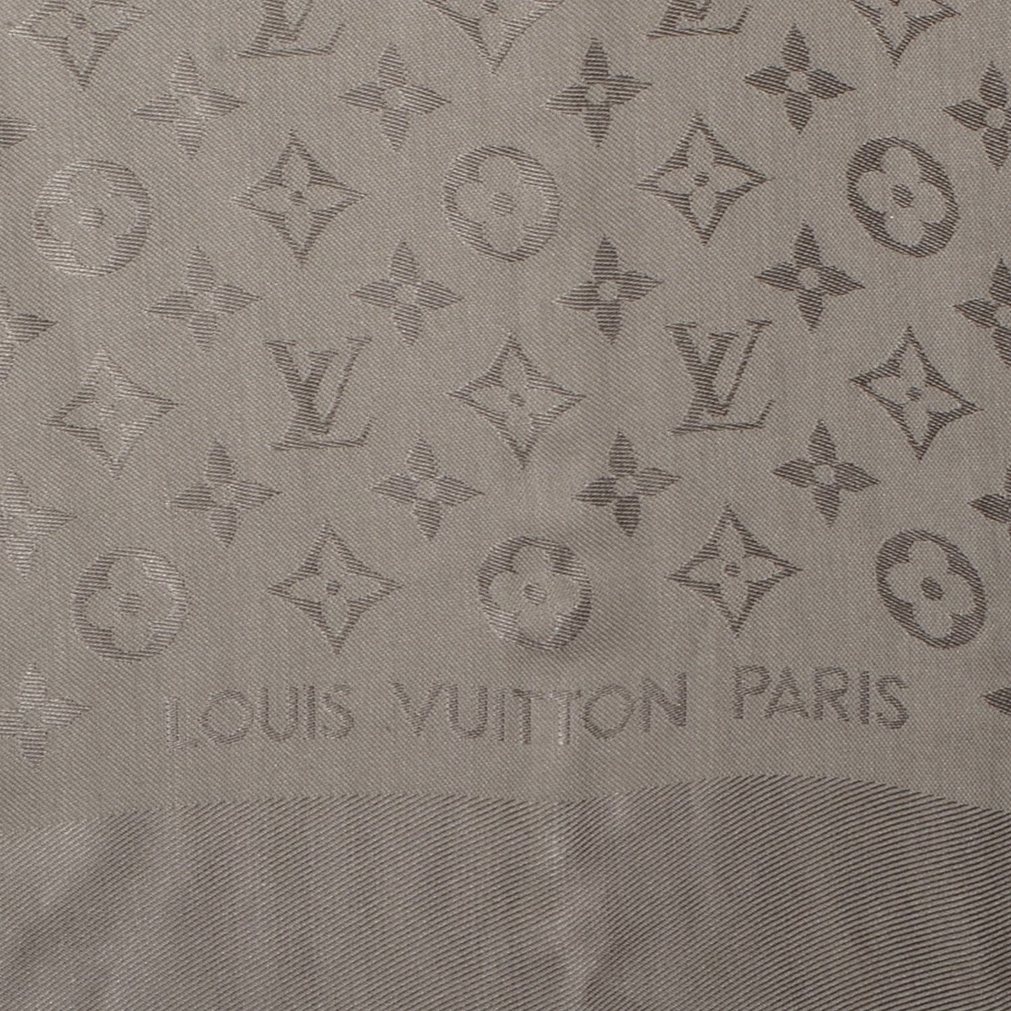 Silk Wool Monogram Shawl Verone
