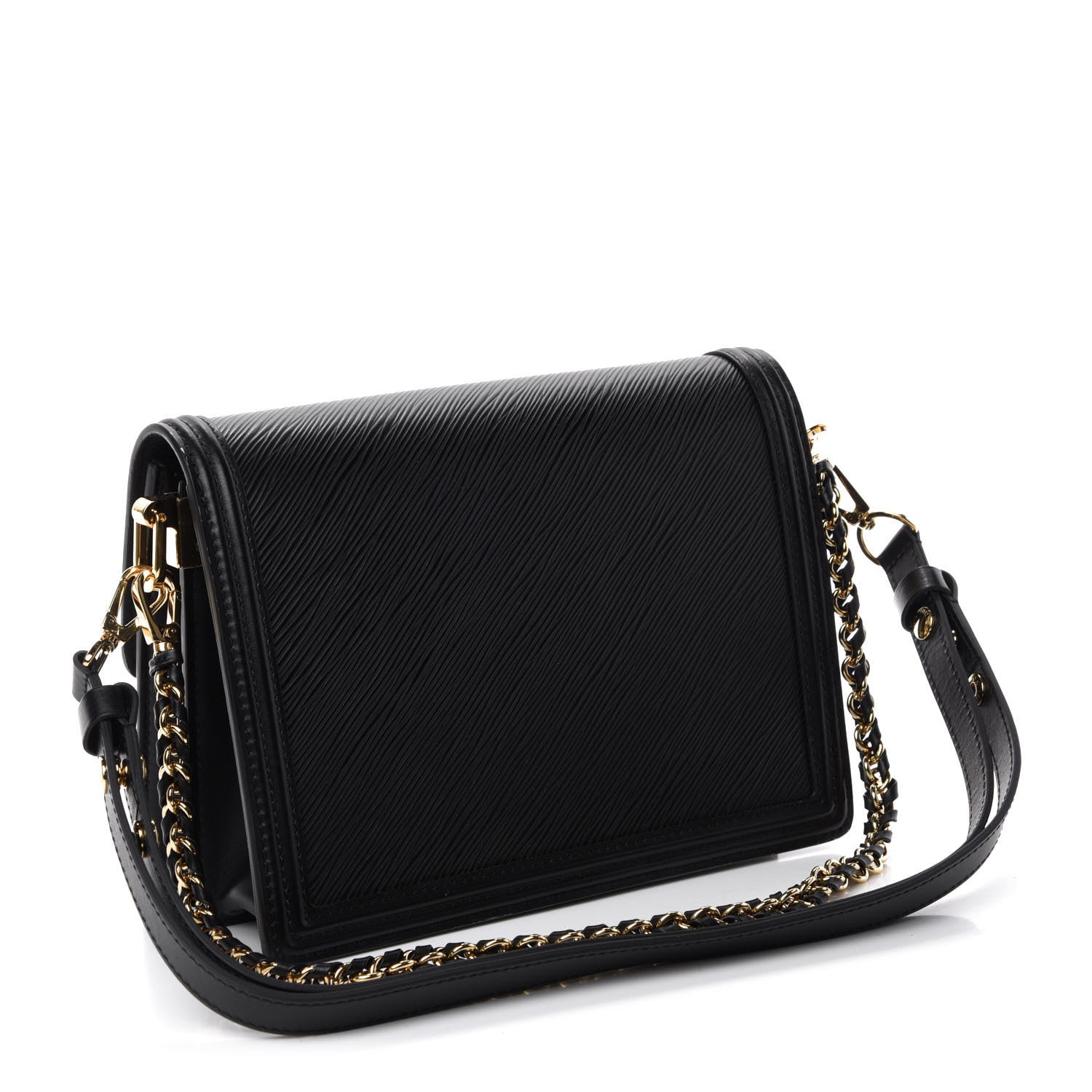 Louis Vuitton Epi Dauphine MM Black 3 of 9