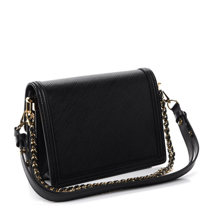 Louis Vuitton Epi Dauphine MM Black 3 of 9