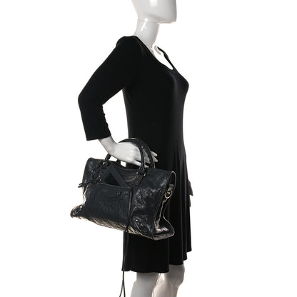 Balenciaga Agneau Classic Silver Hardware City Gris Fossile 2 of 9