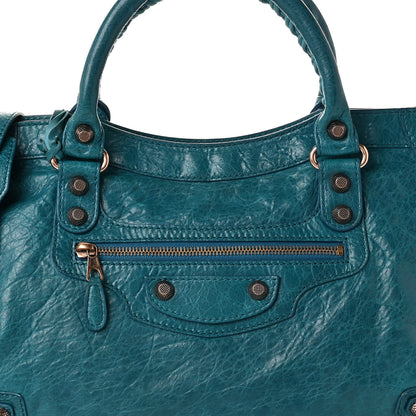 Balenciaga Agneau Giant 12 Rose Gold Hardware City Lagon 9 of 11