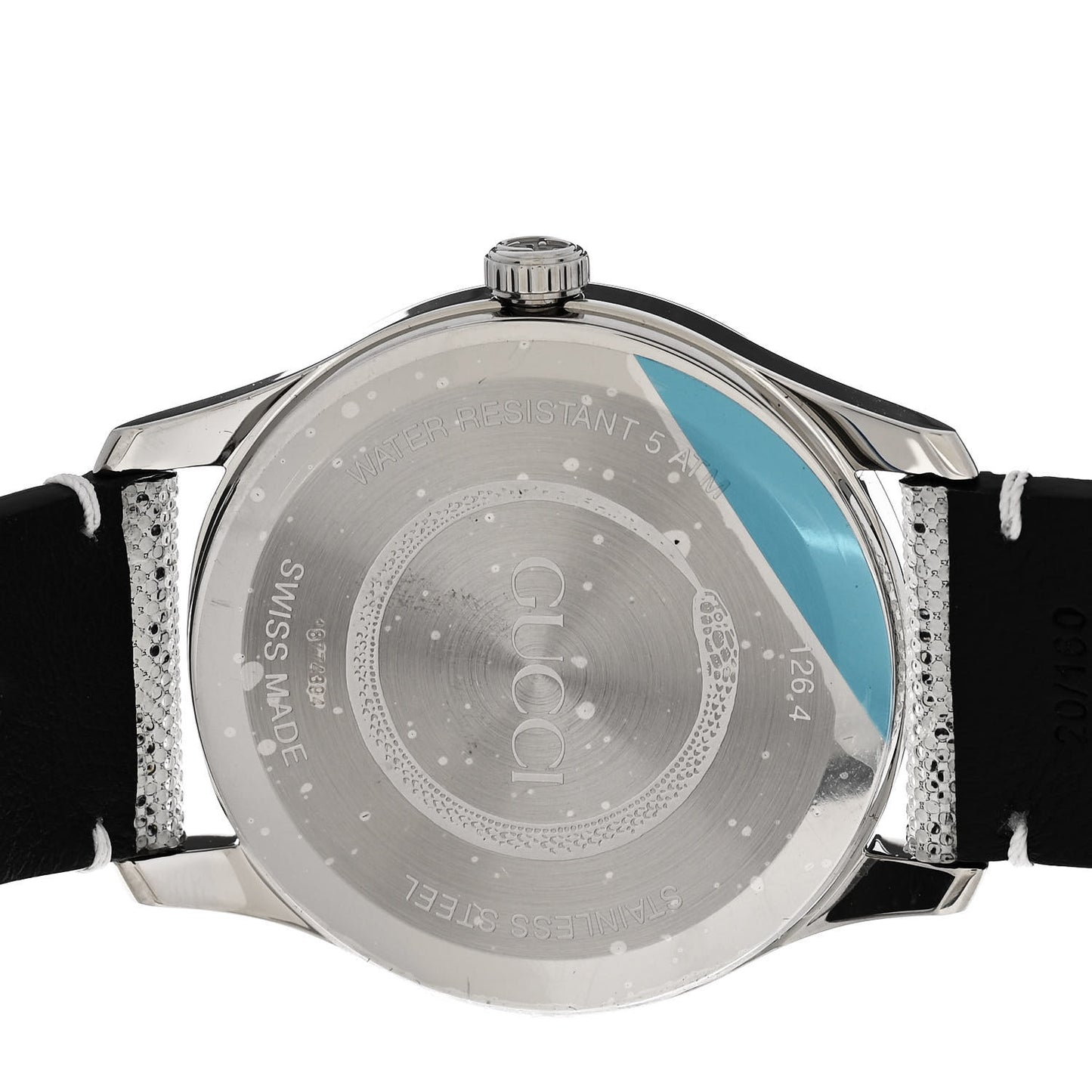 Stainless Steel Calfskin 38mm G-Timeless GG Hologram Quartz Watch