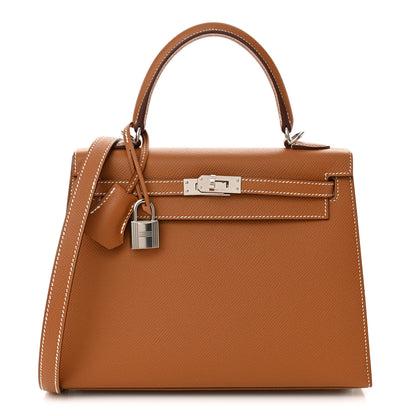 Hermes Epsom Kelly Sellier 25 Gold 1 of 11