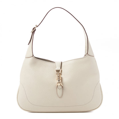 Gucci Calfskin Small Jackie O Hobo White 1 of 9