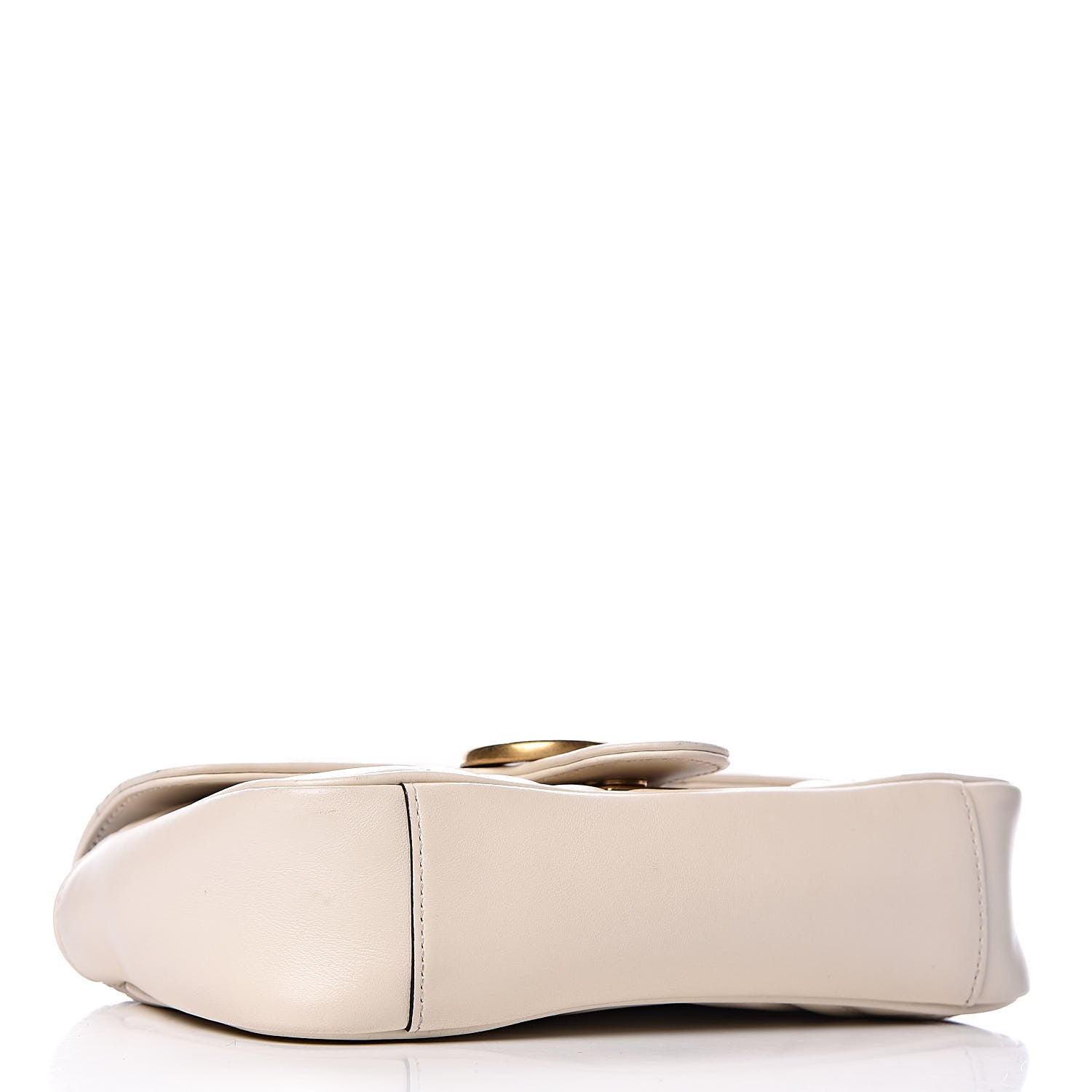 Gucci Calfskin Matelasse Mini GG Marmont Shoulder Bag White 4 of 10