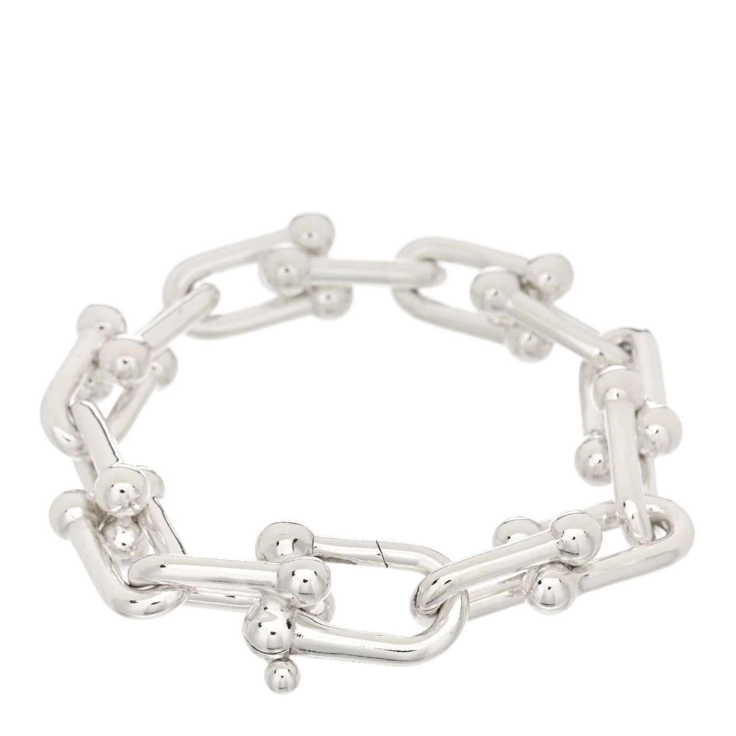 Tiffany Sterling Silver Large HardWear Link Bracelet 2 of 4