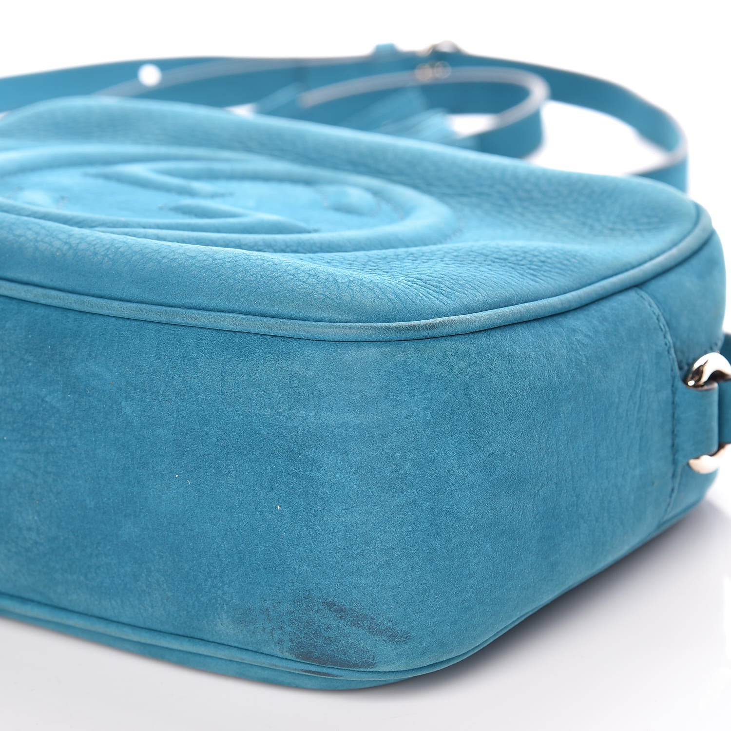 Gucci Vitello Range Small Soho Disco Bag Deep Cobalt 9 of 10