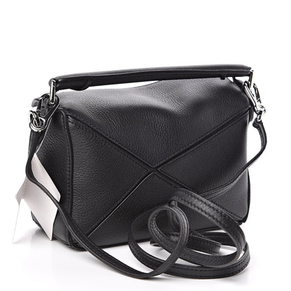 Loewe Calfskin Mini Puzzle Bag Black 3 of 10