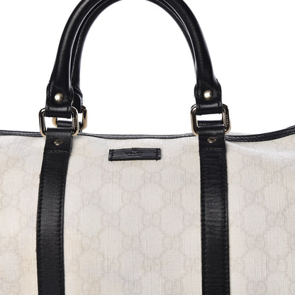 Gucci GG Plus Monogram Medium Joy Boston White Black 17 of 27