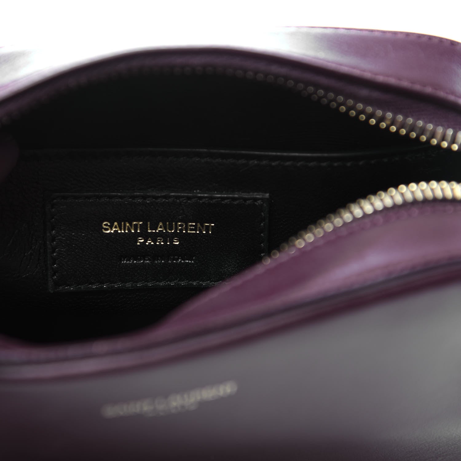 Saint Laurent Calfskin Small Classic Monogram Camera Bag Bordeaux 8 of 11