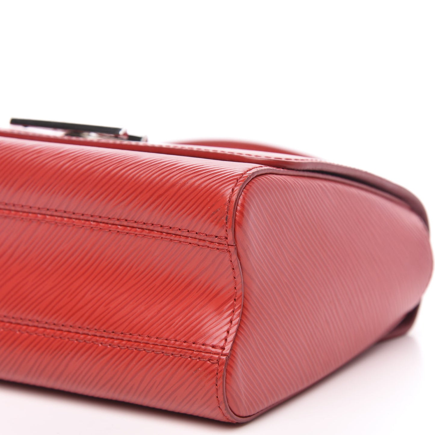 Epi Twist Shoulder Bag MM Coquelicot