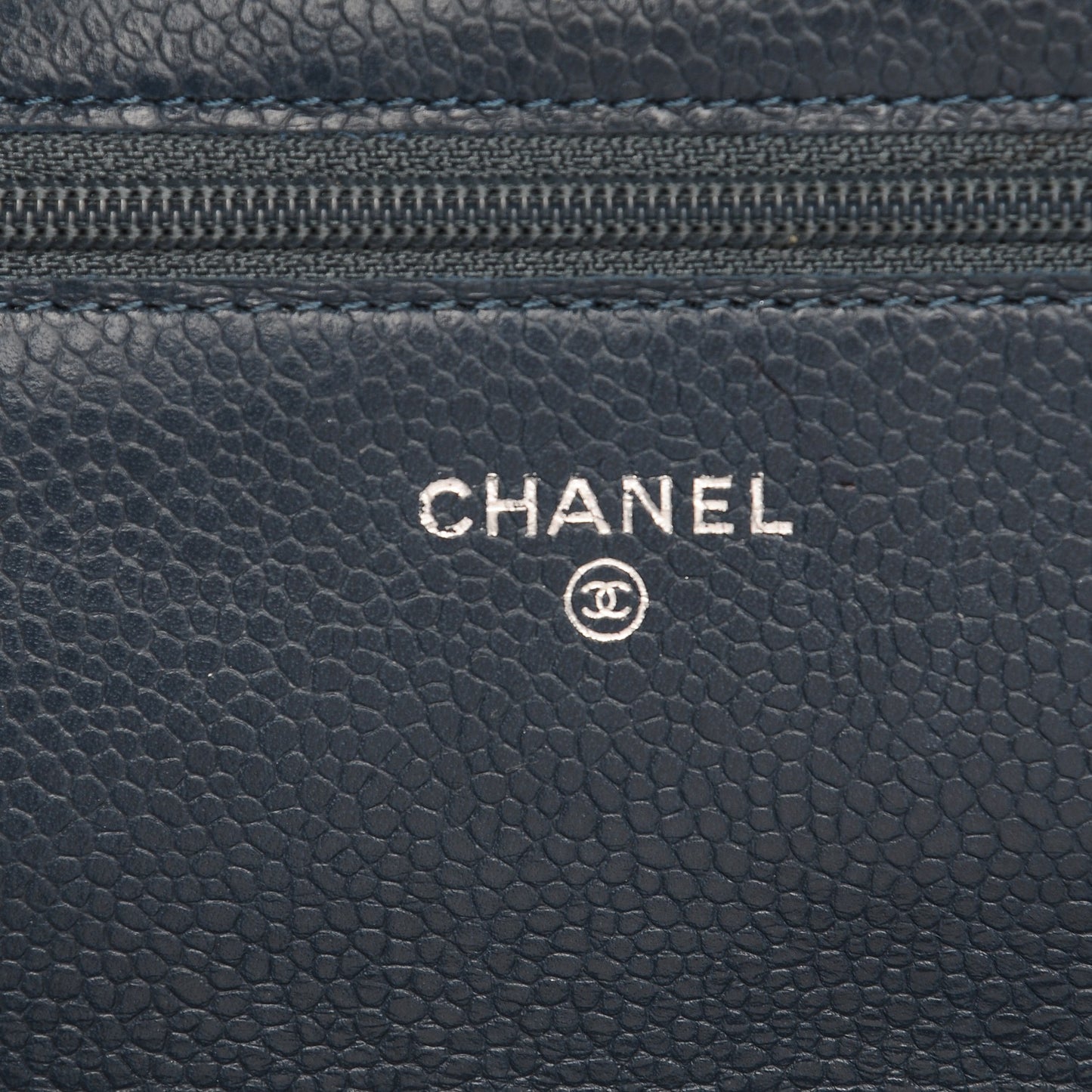 Caviar Timeless CC Wallet On Chain WOC Navy Blue