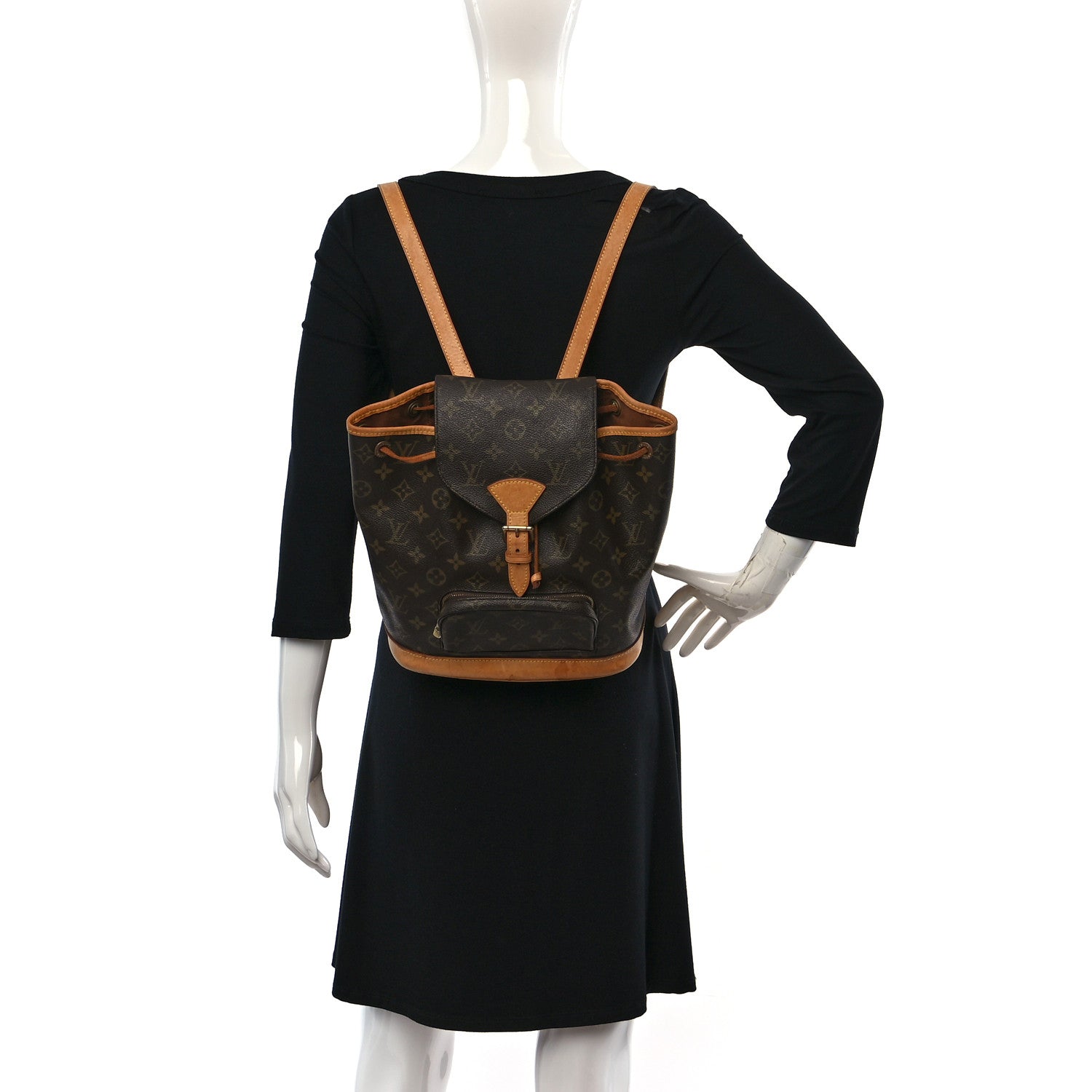 Louis Vuitton Monogram Montsouris MM Backpack 2 of 12