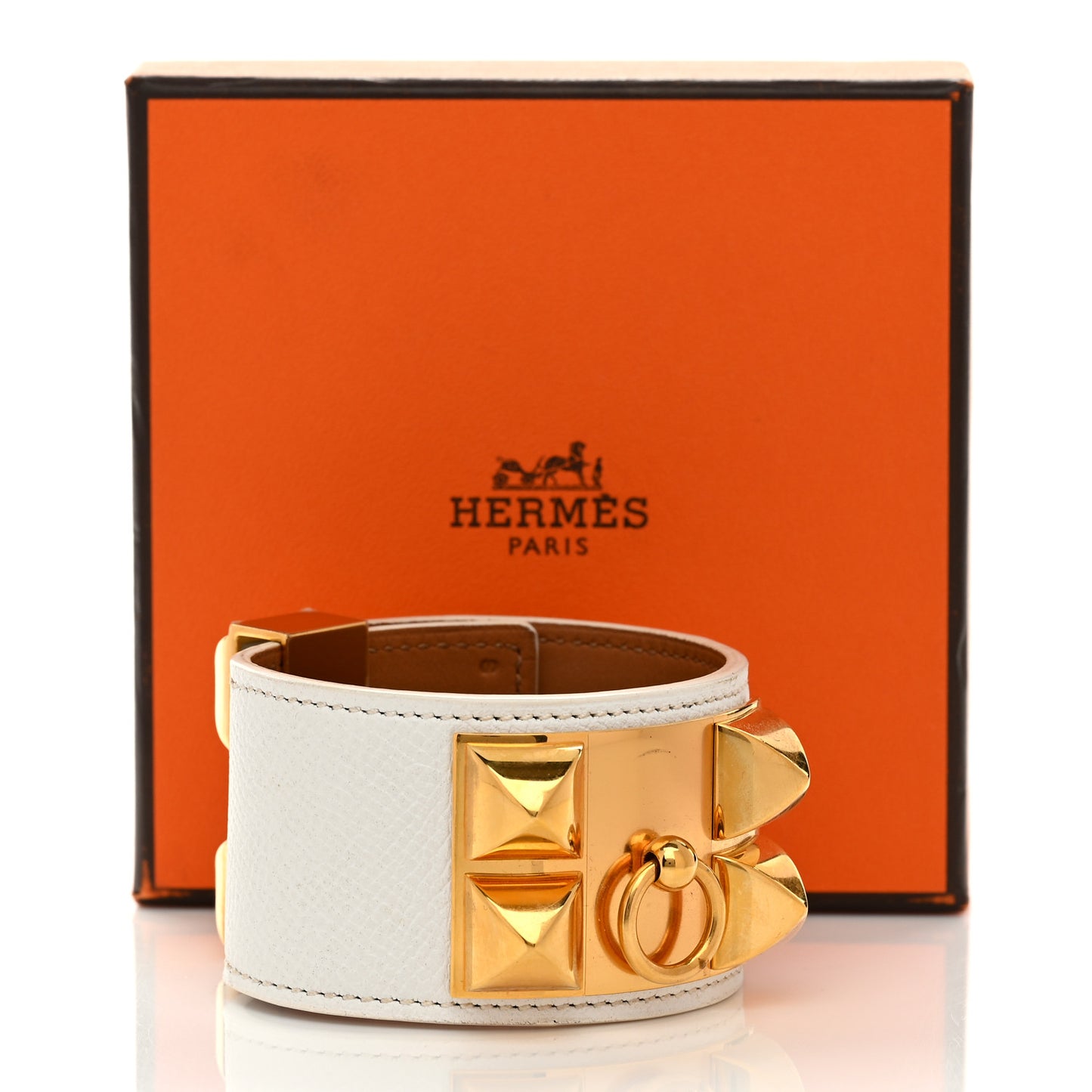 Epsom Collier De Chien CDC Bracelet S White