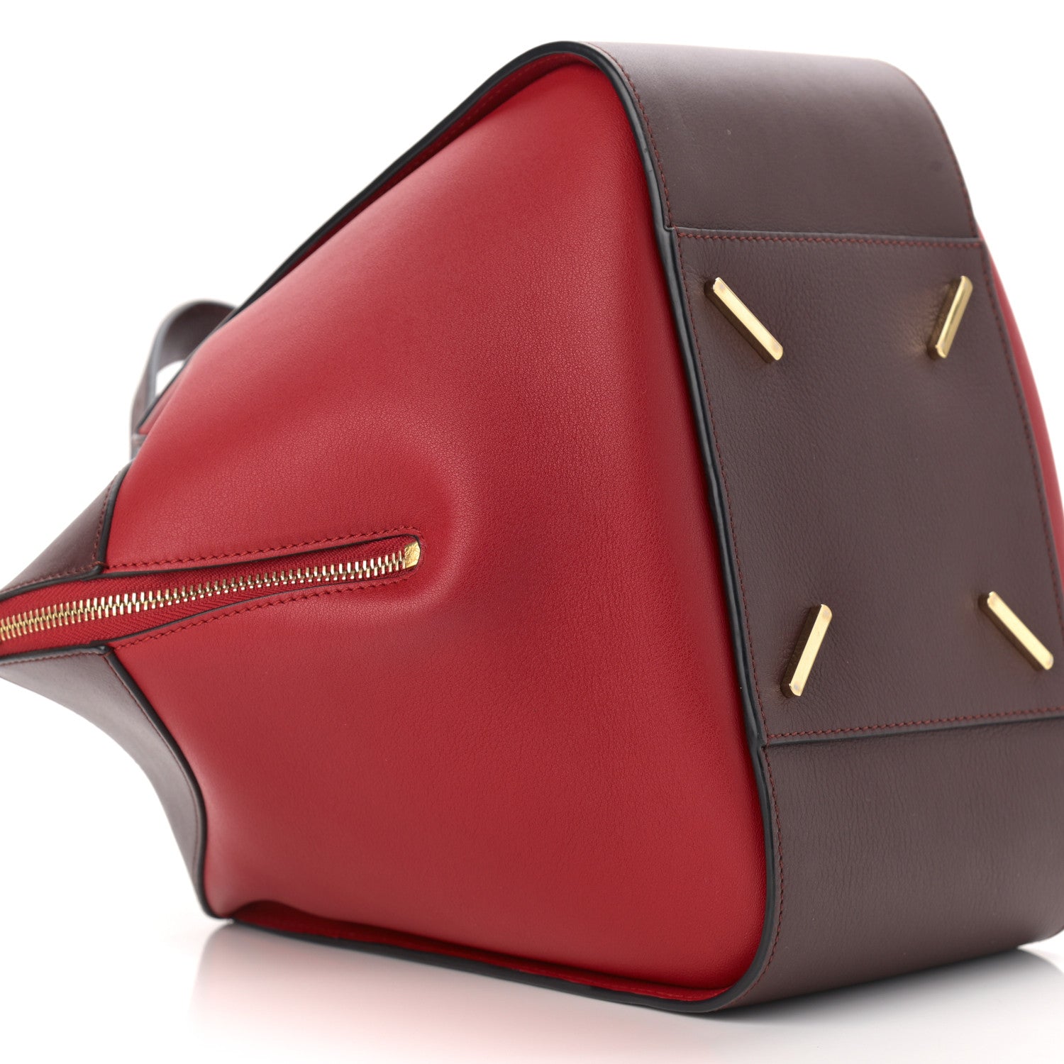 Loewe Calfskin Small Hammock Shoulder Bag Maroon Oxblood 9 of 10