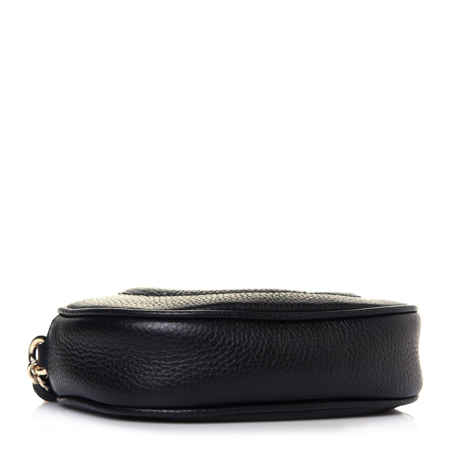 Gucci Pebbled Calfskin Mini Soho Chain Bag Black 4 of 13