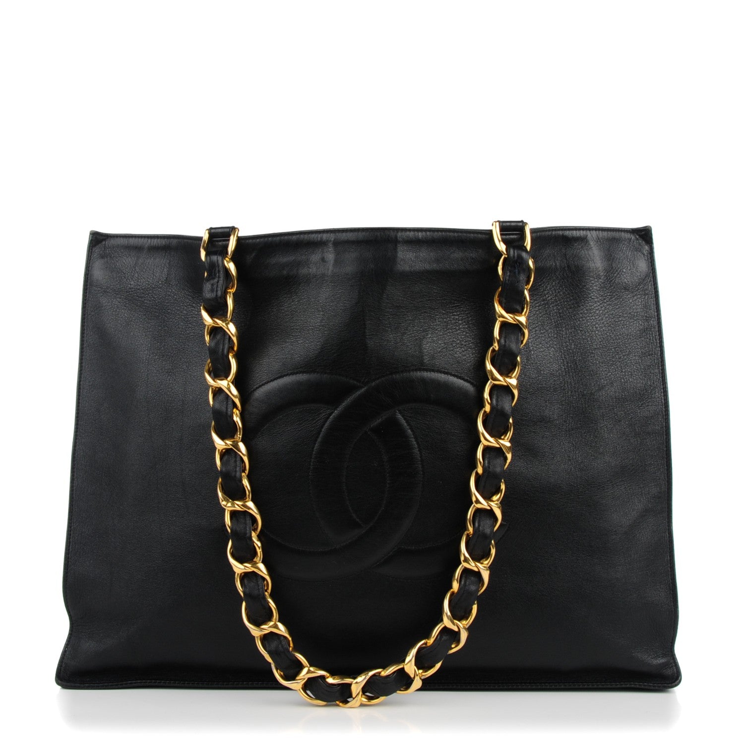 Chanel Lambskin Jumbo Shoulder Bag Black 1 of 9