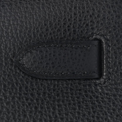 Hermes Vache Liegee Kelly Sellier 32 Black 11 of 34