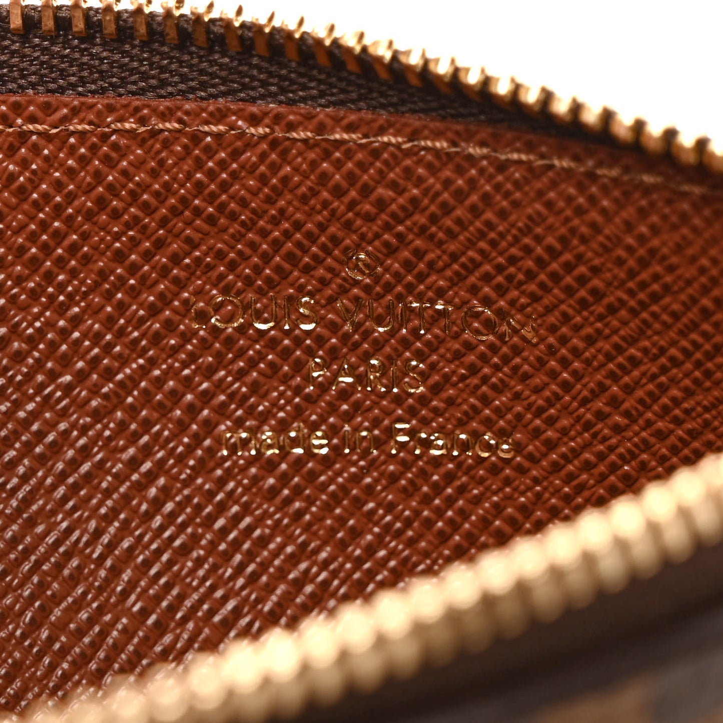 Monogram Zipped Romy Card Holder