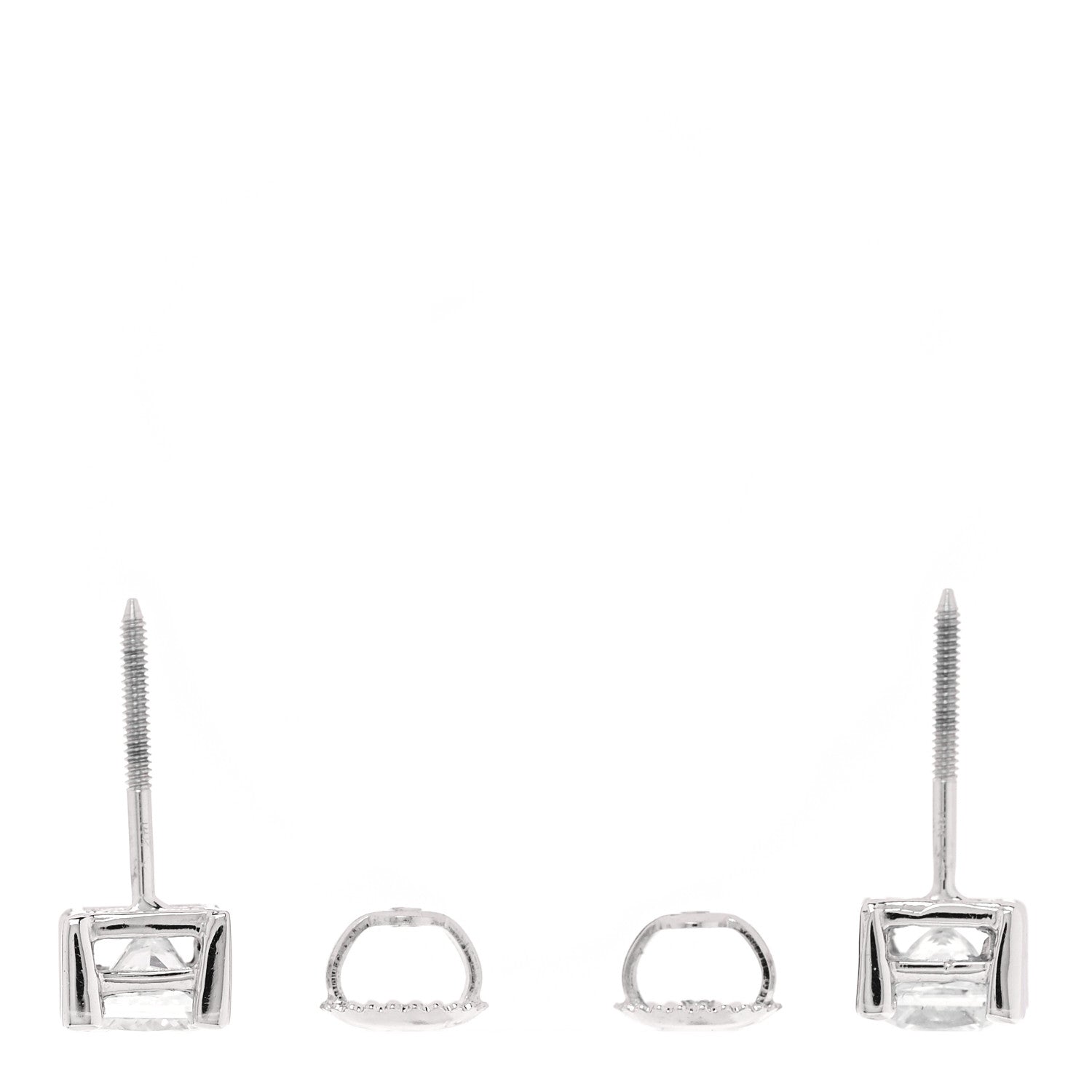 Parker & West by FASHIONPHILE PARKER & WEST BY FASHIONPHILE 14K White Gold Diamond 3.75ctw  Earrings 3 of 5