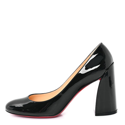 Christian Louboutin Patent Calfskin Miss Sab 85 Pumps 38.5 Black 1 of 9