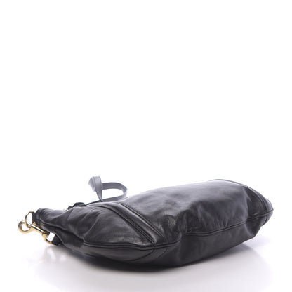 Gucci Calfskin Medium Britt Tote Black 4 of 16