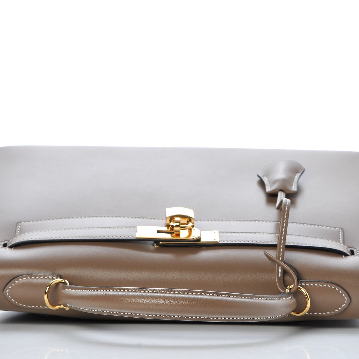 Hermes Tadelakt Sellier Kelly 32 Etoupe 20 of 32