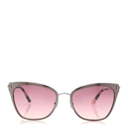 Tom Ford Acetate Faryn Sunglasses TF 843 Silver 2 of 8