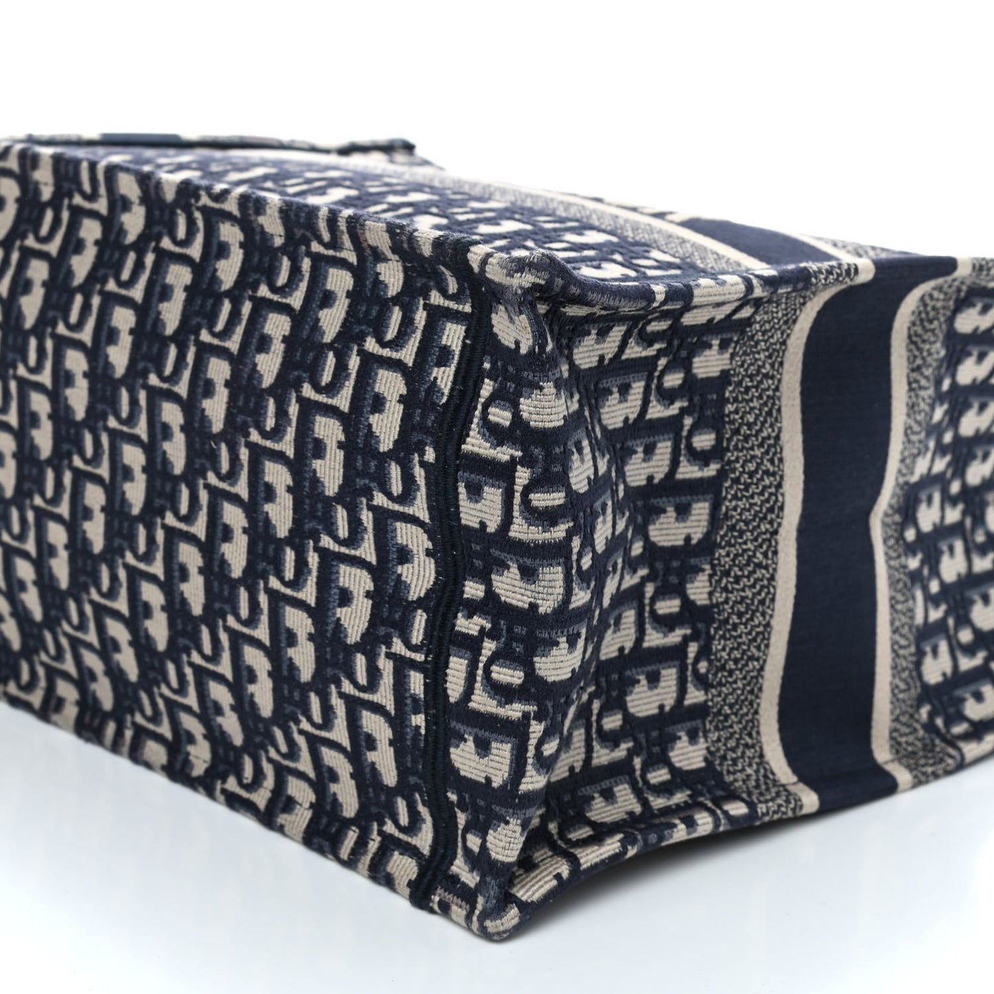 Oblique Medium Book Tote Blue Multicolor
