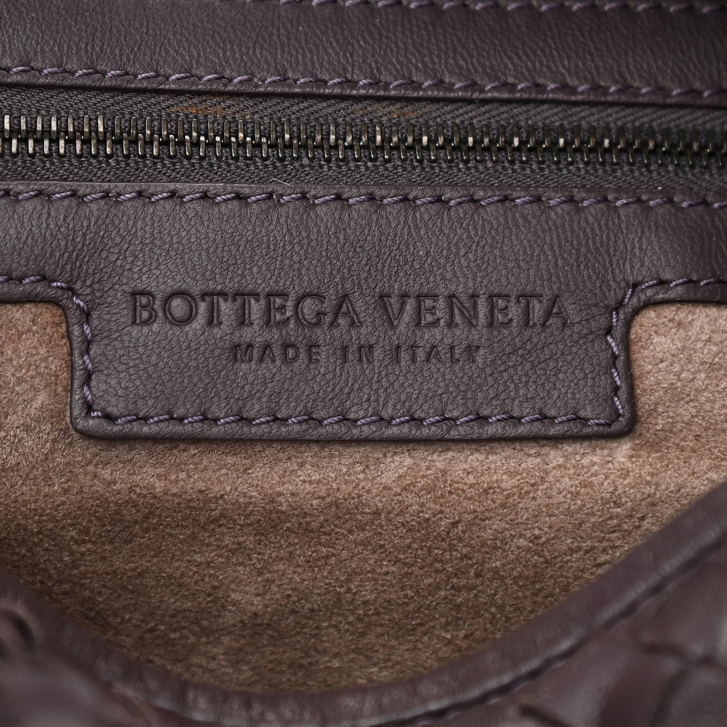 Nappa Intrecciato Medium Veneta Hobo Ebano