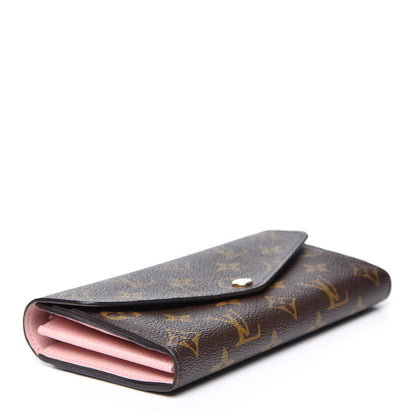 Louis Vuitton Monogram Sarah Wallet NM Rose Ballerine 3 of 10